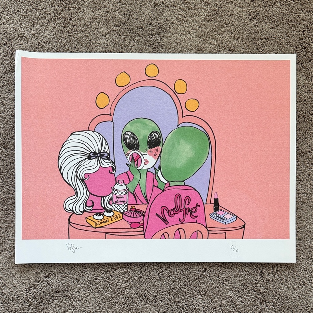 Limited Edition Ilse Valfre Original Art Print signed and numbered (19/50)
